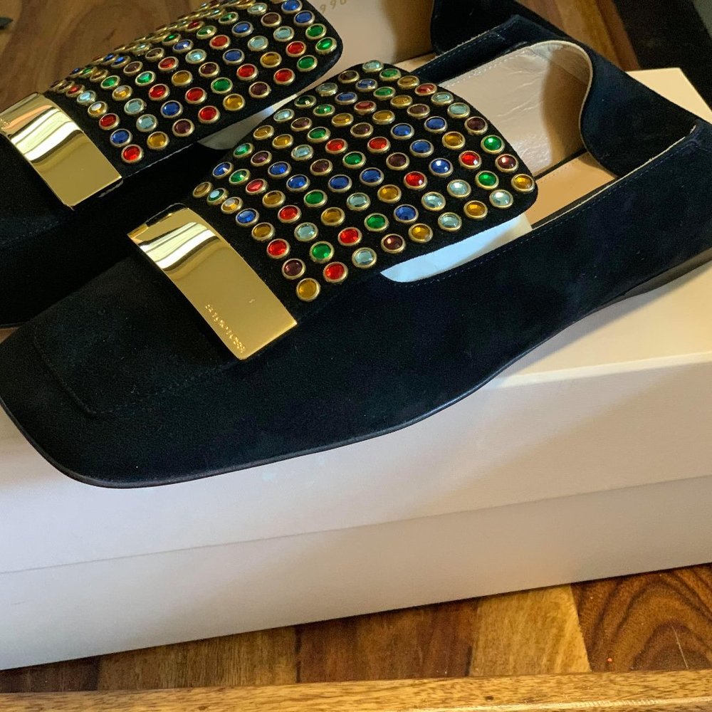NEW. Sergio Rossi  flats, loafers Sold. - Picture 4 of 6